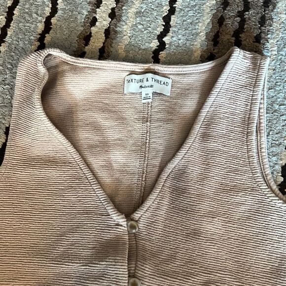 Madewell texture and thread xs tank top - Picture 4 of 6